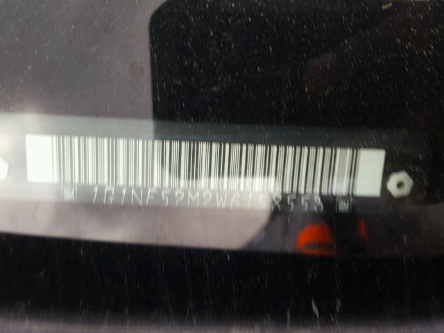 1G1NE52M2W6158553 - 1998 CHEVROLET MALIBU LS BLACK photo 10