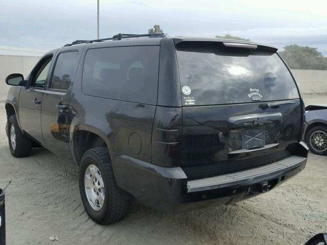 1GNFC16007J349590 - 2007 CHEVROLET SUBURBAN C BLACK photo 3