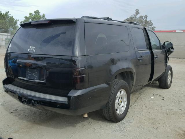 1GNFC16007J349590 - 2007 CHEVROLET SUBURBAN C BLACK photo 4