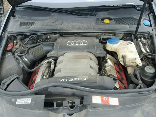 WAUDH74FX7N046432 - 2007 AUDI A6 3.2 QUA BLACK photo 7