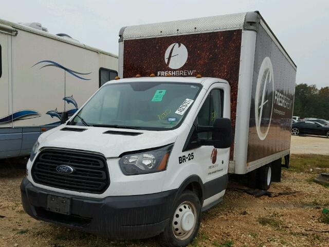 1FDWS9PM6FKB00808 - 2015 FORD TRANSIT T- WHITE photo 2