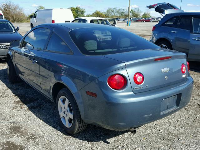 1G1AK15F377269153 - 2007 CHEVROLET COBALT LS TEAL photo 3