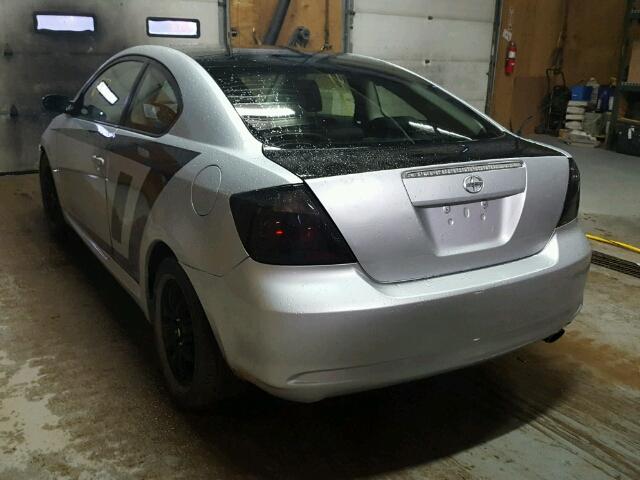 JTKDE177150013304 - 2005 TOYOTA SCION TC 灰色 照片 3