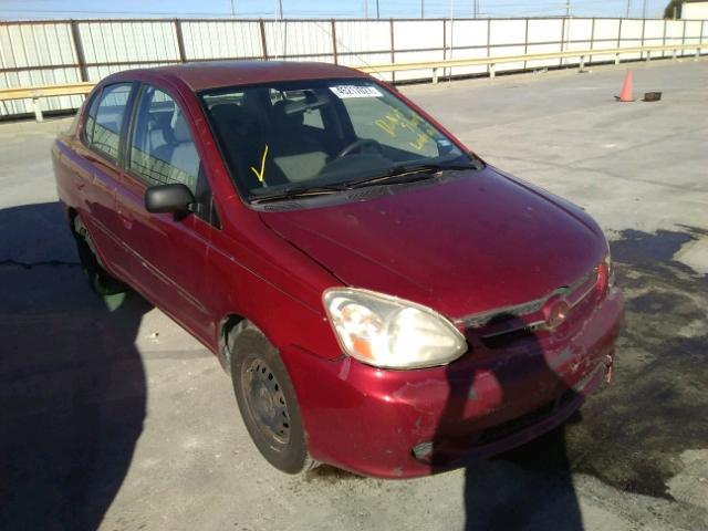 JTDBT123930296394 - 2003 TOYOTA ECHO MAROON photo 1