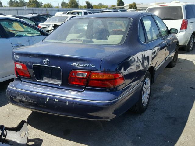 4T1BF18B5WU255078 - 1998 TOYOTA AVALON BLUE photo 4