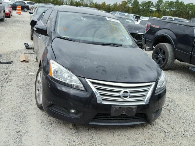 3N1AB7AP1EY330314 - 2014 NISSAN SENTRA S BLACK photo 9