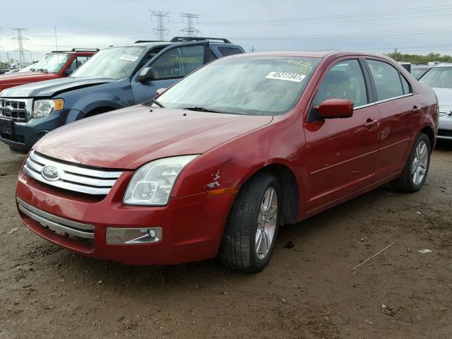 3FAHP08116R132467 - 2006 FORD FUSION SEL RED photo 2