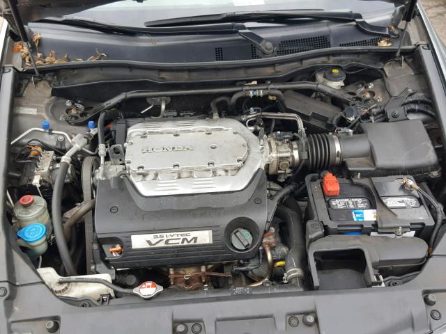 1HGCP36828A081825 - 2008 HONDA ACCORD EXL GRAY photo 7