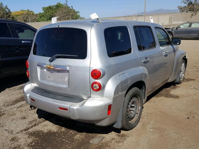 3GNDA13D87S635478 - 2007 CHEVROLET HHR LS SILVER photo 4