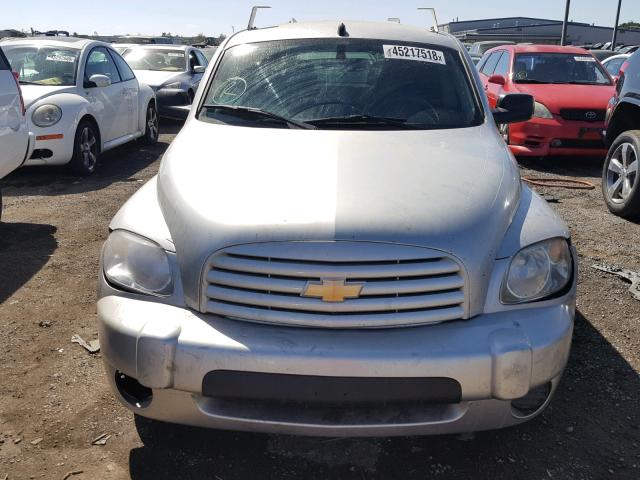 3GNDA13D87S635478 - 2007 CHEVROLET HHR LS SILVER photo 9