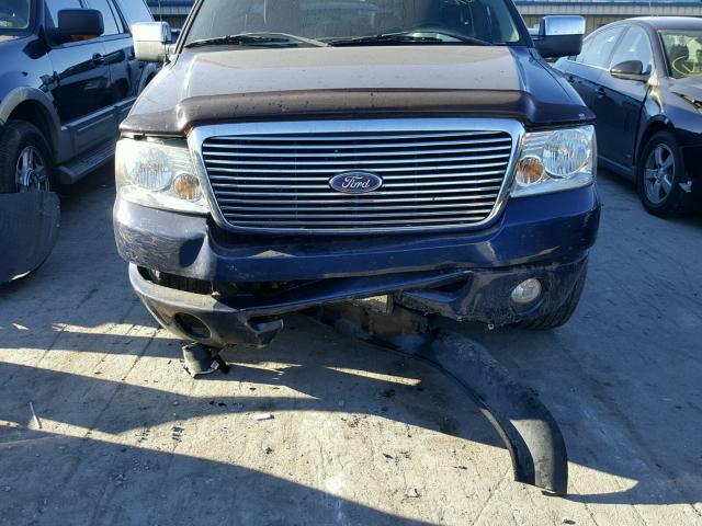 1FTRF12W78KD96280 - 2008 FORD F150 BLACK photo 9