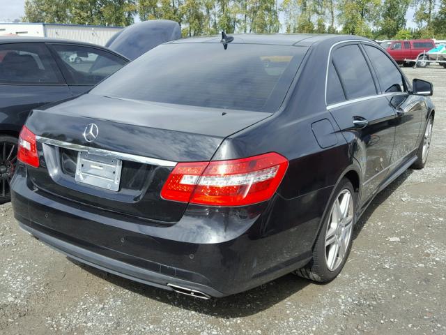 WDDHF9AB4AA094732 - 2010 MERCEDES-BENZ E 550 4MAT BLACK photo 4