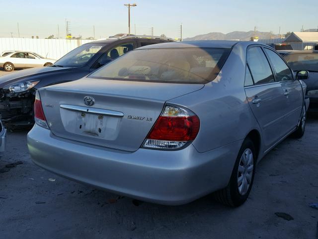 4T1BE32K45U013498 - 2005 TOYOTA CAMRY LE 银色 照片 4