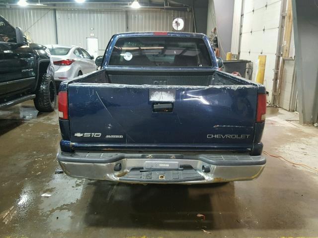 1GCCS145X28223251 - 2002 CHEVROLET S TRUCK S1 BLUE photo 6