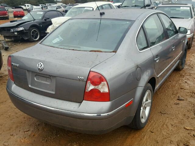 WVWRH63B74P105471 - 2004 VOLKSWAGEN PASSAT GRAY photo 4