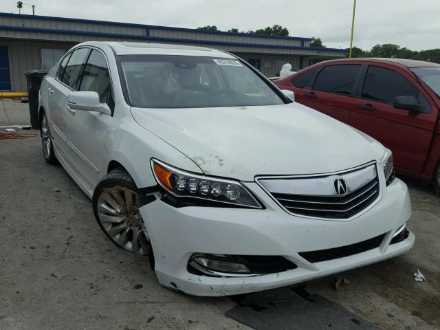 JH4KC1F50EC006510 - 2014 ACURA RLX TECH WHITE photo 1