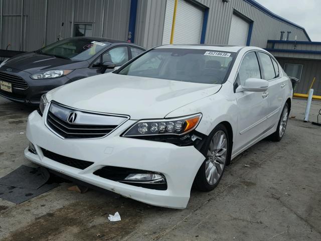 JH4KC1F50EC006510 - 2014 ACURA RLX TECH WHITE photo 2