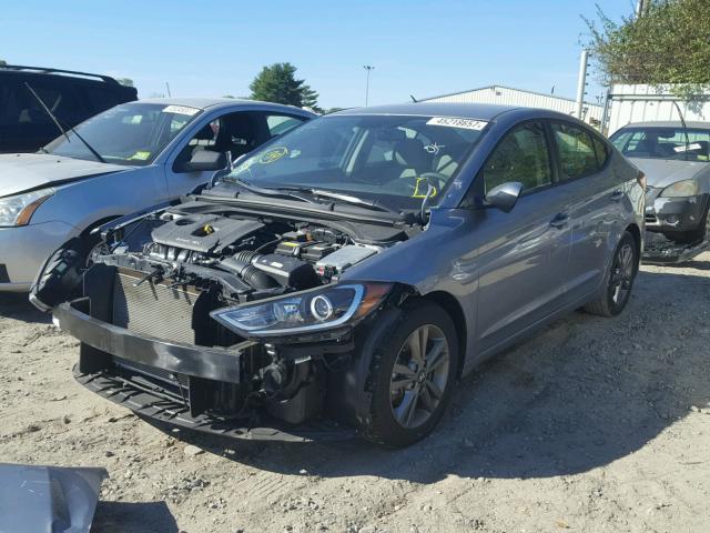 5NPD84LF7HH004059 - 2017 HYUNDAI ELANTRA SE SILVER photo 2