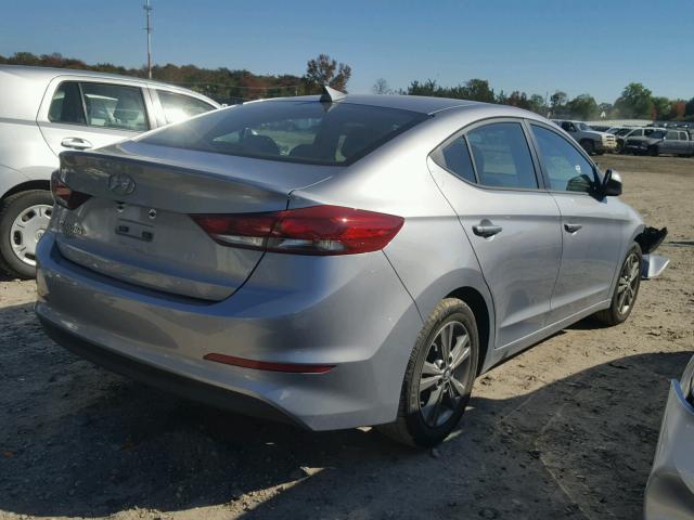 5NPD84LF7HH004059 - 2017 HYUNDAI ELANTRA SE SILVER photo 4