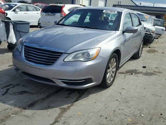 1C3CCBBG6EN105795 - 2014 CHRYSLER 200 TOURIN SILVER photo 2