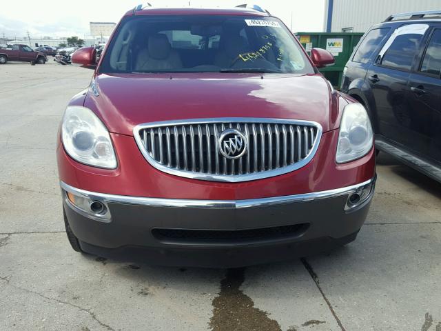 5GAKRCED3CJ105840 - 2012 BUICK ENCLAVE RED photo 9