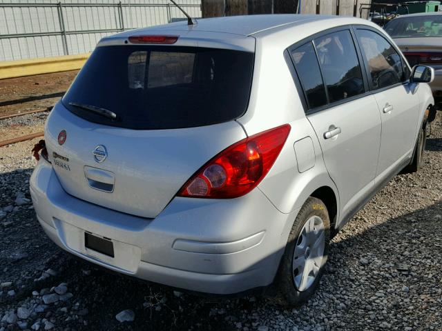 3N1BC1CP6BL389248 - 2011 NISSAN VERSA S SILVER photo 4