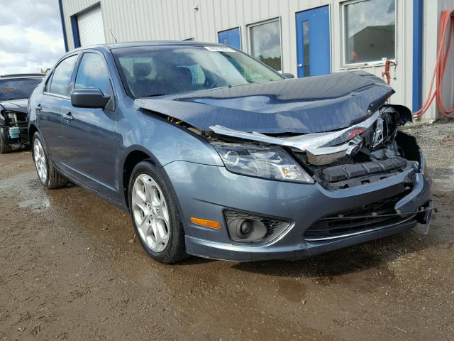 3FAHP0HA4BR219421 - 2011 FORD FUSION SE BLUE photo 1