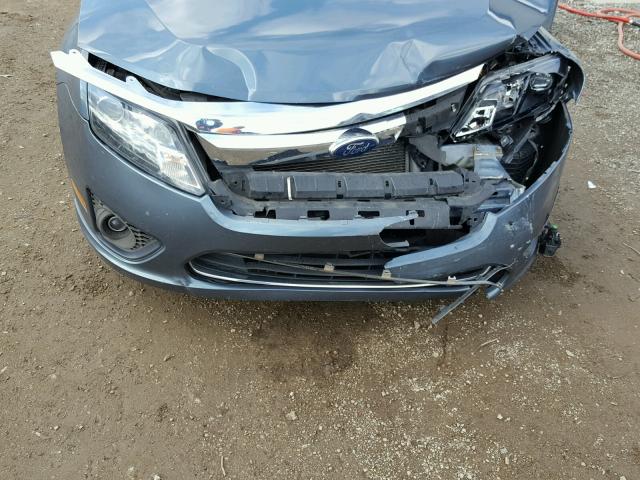 3FAHP0HA4BR219421 - 2011 FORD FUSION SE BLUE photo 7