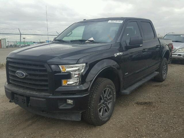 1FTEW1EG7HKD97948 - 2017 FORD F150 SUPER BLACK photo 2