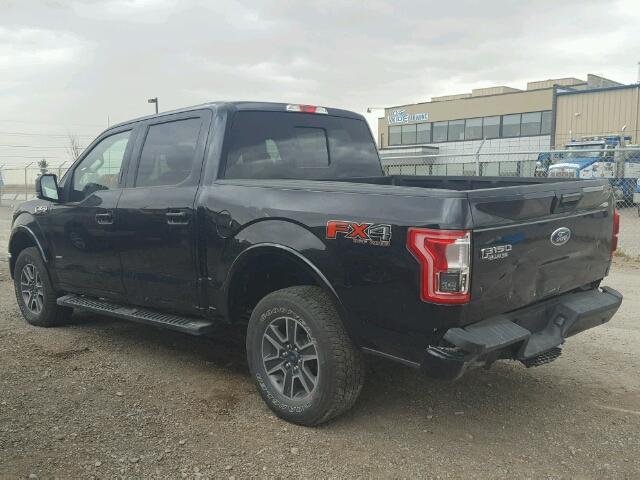 1FTEW1EG7HKD97948 - 2017 FORD F150 SUPER BLACK photo 3