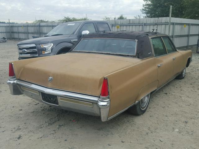 P9107922 - 1969 CADILLAC FLEETWOOD GOLD photo 4