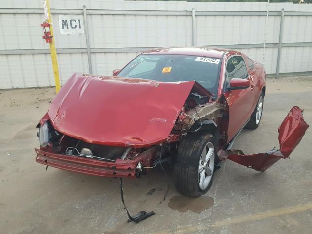 1ZVBP8CH3A5105394 - 2010 FORD MUSTANG GT RED photo 2