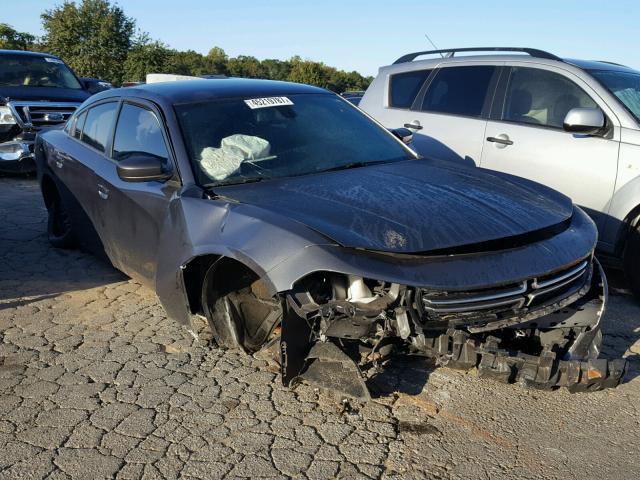 2C3CDXBG5GH267620 - 2016 DODGE CHARGER SE GRAY photo 1