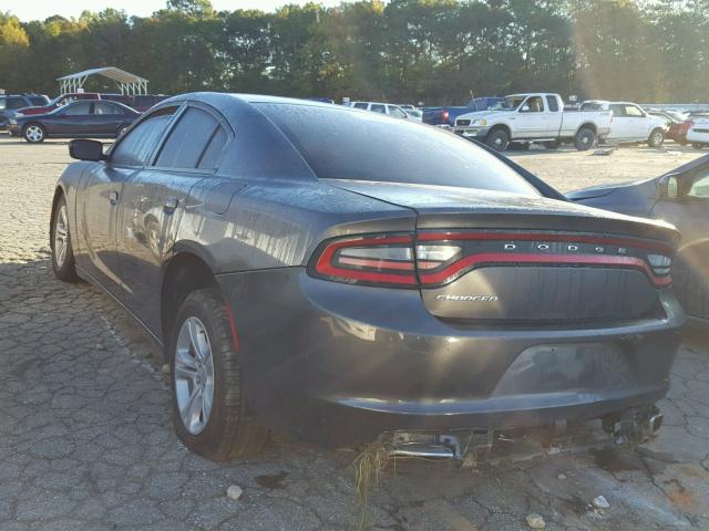 2C3CDXBG5GH267620 - 2016 DODGE CHARGER SE GRAY photo 3