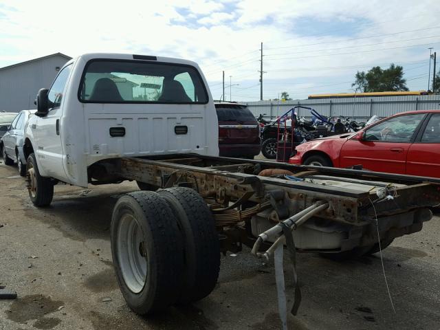 1FDXF46P44EC30976 - 2004 FORD F450 SUPER WHITE photo 3