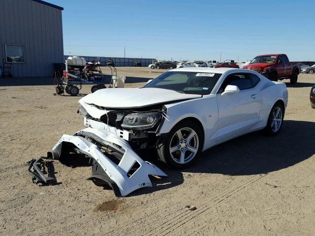 1G1FB1RXXH0113310 - 2017 CHEVROLET CAMARO LT WHITE photo 2