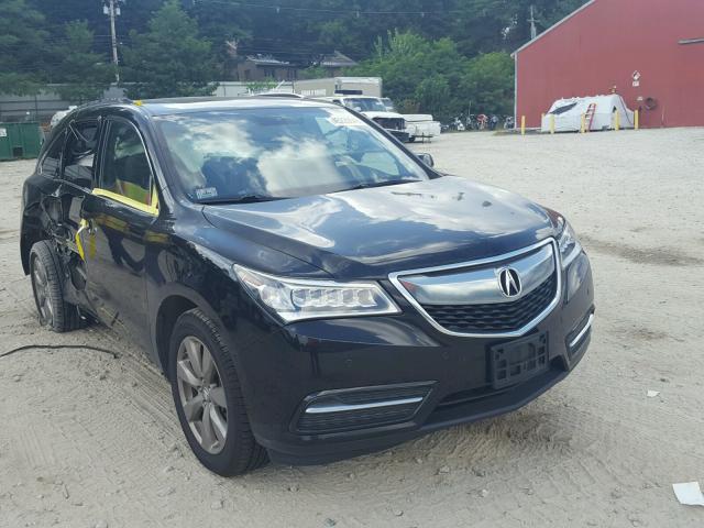 5FRYD4H83EB020968 - 2014 ACURA MDX ADVANC BLACK photo 1