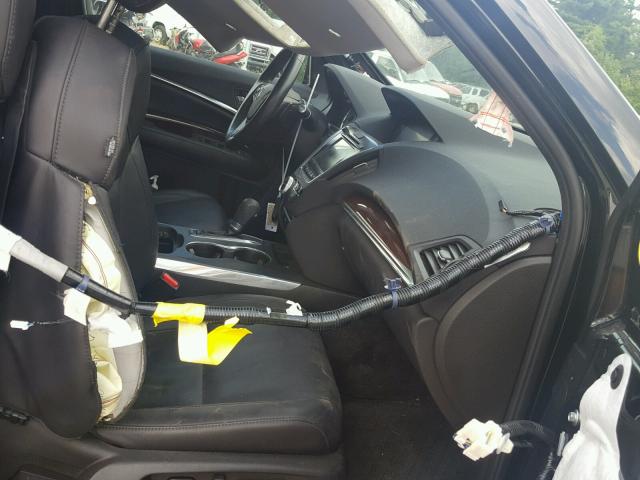 5FRYD4H83EB020968 - 2014 ACURA MDX ADVANC შავი ფოტო 5