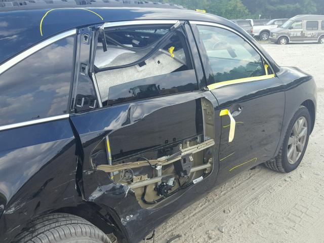 5FRYD4H83EB020968 - 2014 ACURA MDX ADVANC შავი ფოტო 9