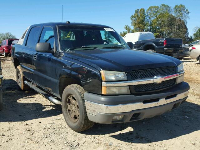 3GNEC12T84G187622 - 2004 CHEVROLET AVALANCHE BLACK photo 1