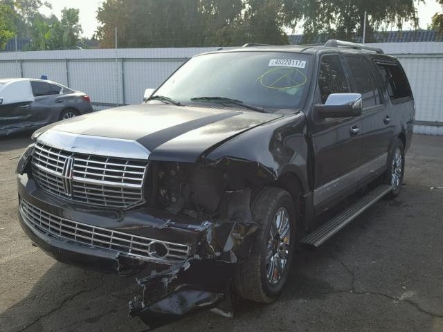 5LMFL28537LJ21751 - 2007 LINCOLN NAVIGATOR BLACK photo 2