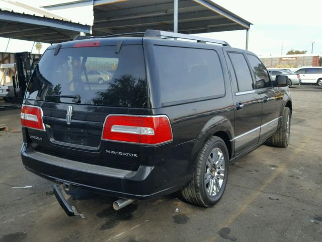 5LMFL28537LJ21751 - 2007 LINCOLN NAVIGATOR BLACK photo 4