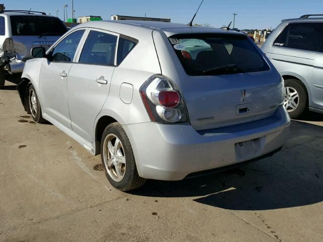 5Y2SP67099Z413671 - 2009 PONTIAC VIBE SILVER photo 3