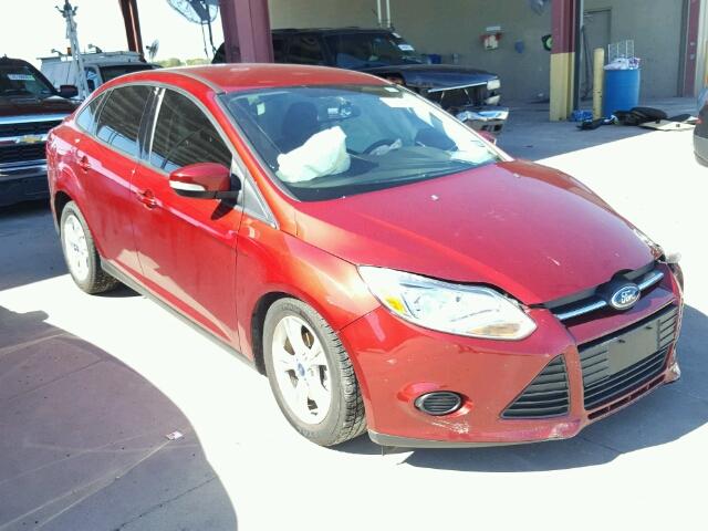 1FADP3F28EL218139 - 2014 FORD FOCUS SE RED photo 1