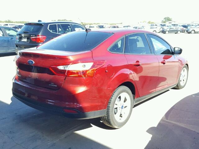 1FADP3F28EL218139 - 2014 FORD FOCUS SE RED photo 4