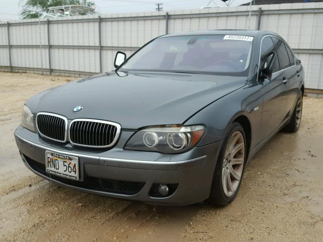 WBAHL83587DT08078 - 2007 BMW 750LI GRAY photo 2