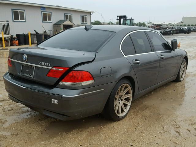 WBAHL83587DT08078 - 2007 BMW 750LI GRAY photo 4