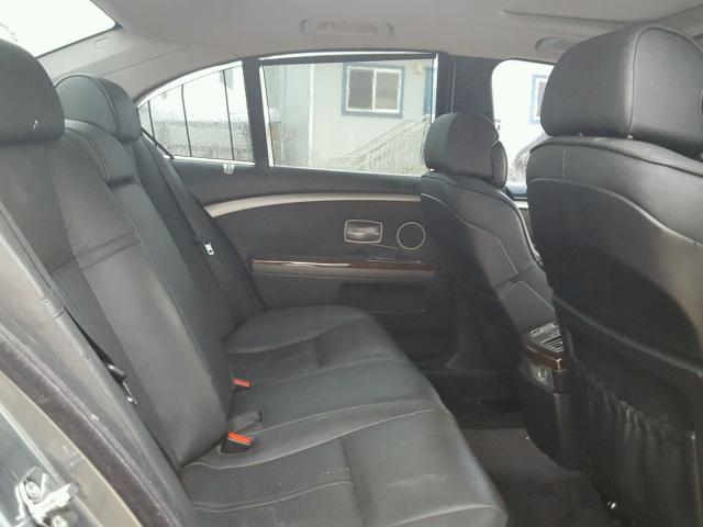 WBAHL83587DT08078 - 2007 BMW 750LI GRAY photo 6
