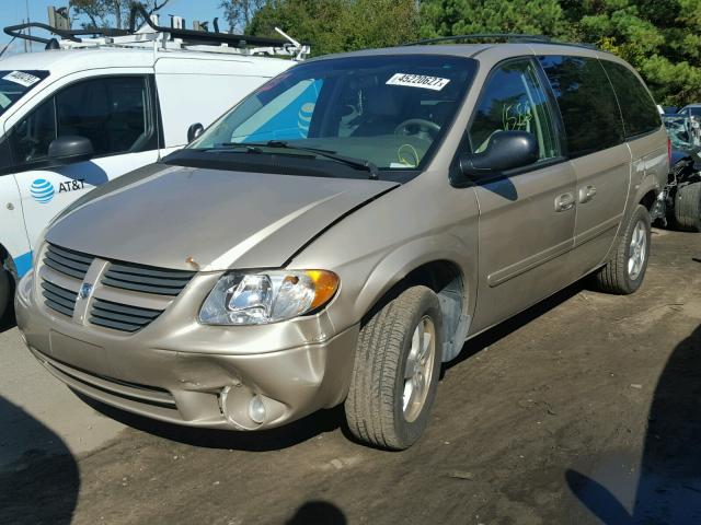 2D8GP44LX7R120041 - 2007 DODGE GRAND CARA BEIGE photo 2