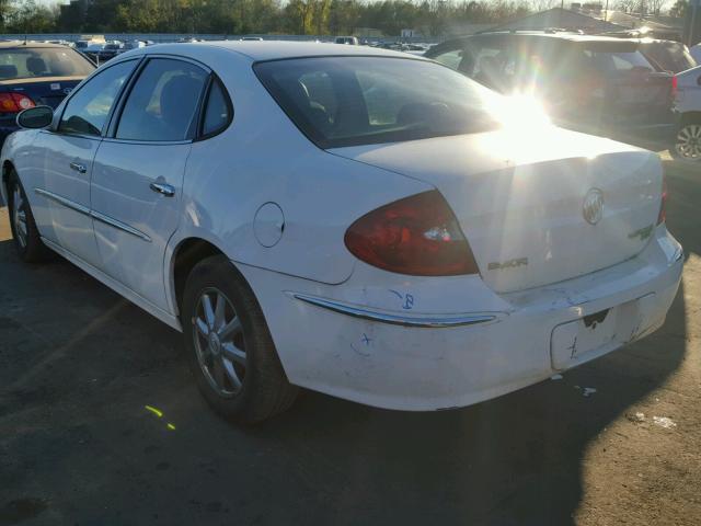 2G4WD582891251654 - 2009 BUICK LACROSSE C WHITE photo 3